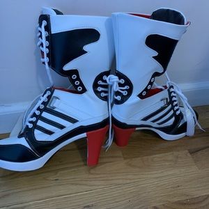 Harley Quinn Costume Boots